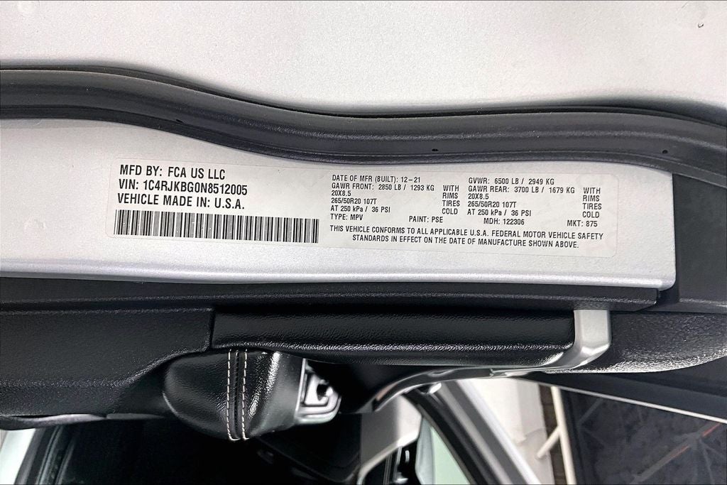 2022 Jeep Grand Cherokee L Limited