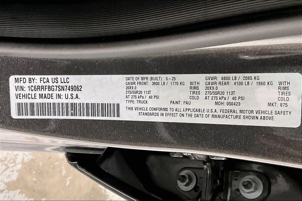 2025 RAM 1500 Big Horn/Lone Star