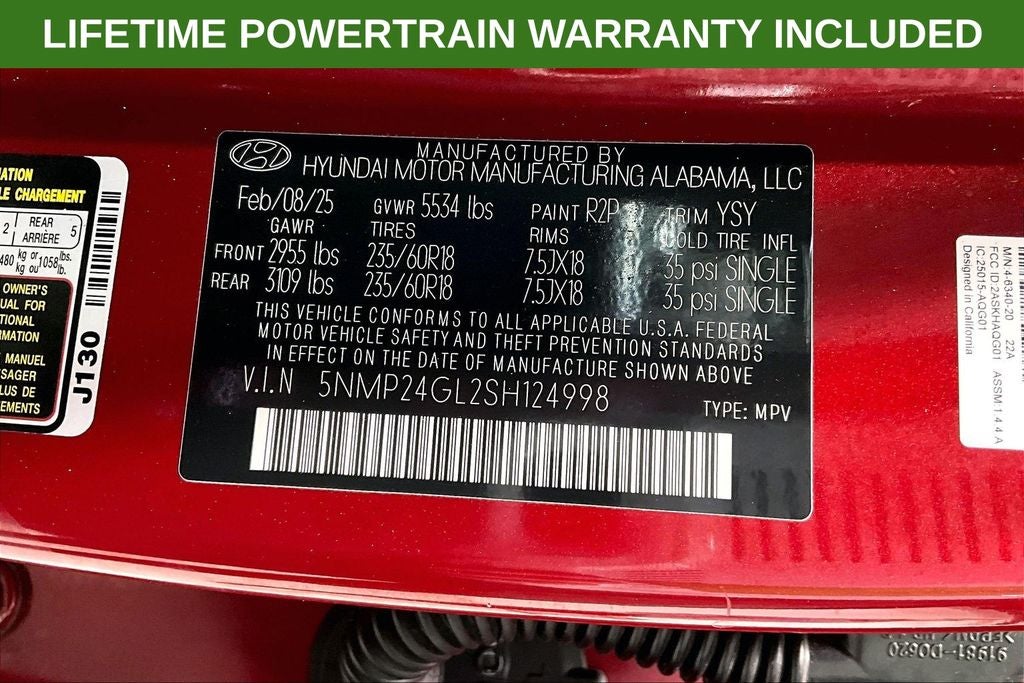 2025 Hyundai Santa Fe SEL