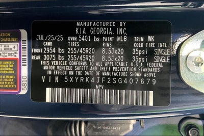 2025 Kia Sorento SX