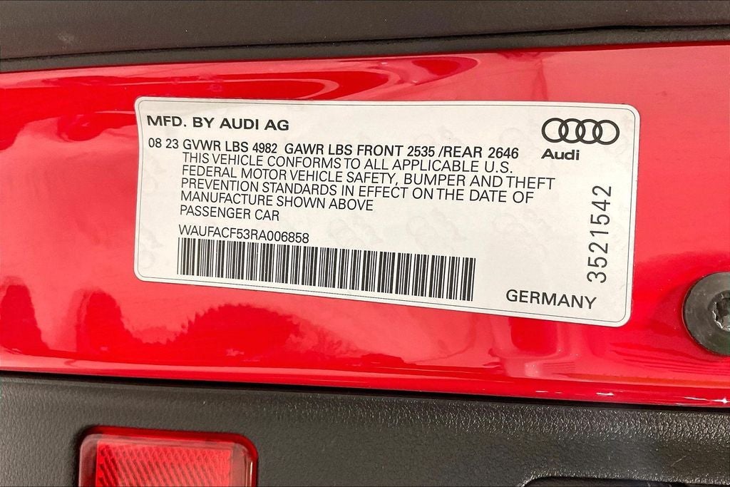 2024 Audi A5 Sportback 45 S line Premium Plus quattro