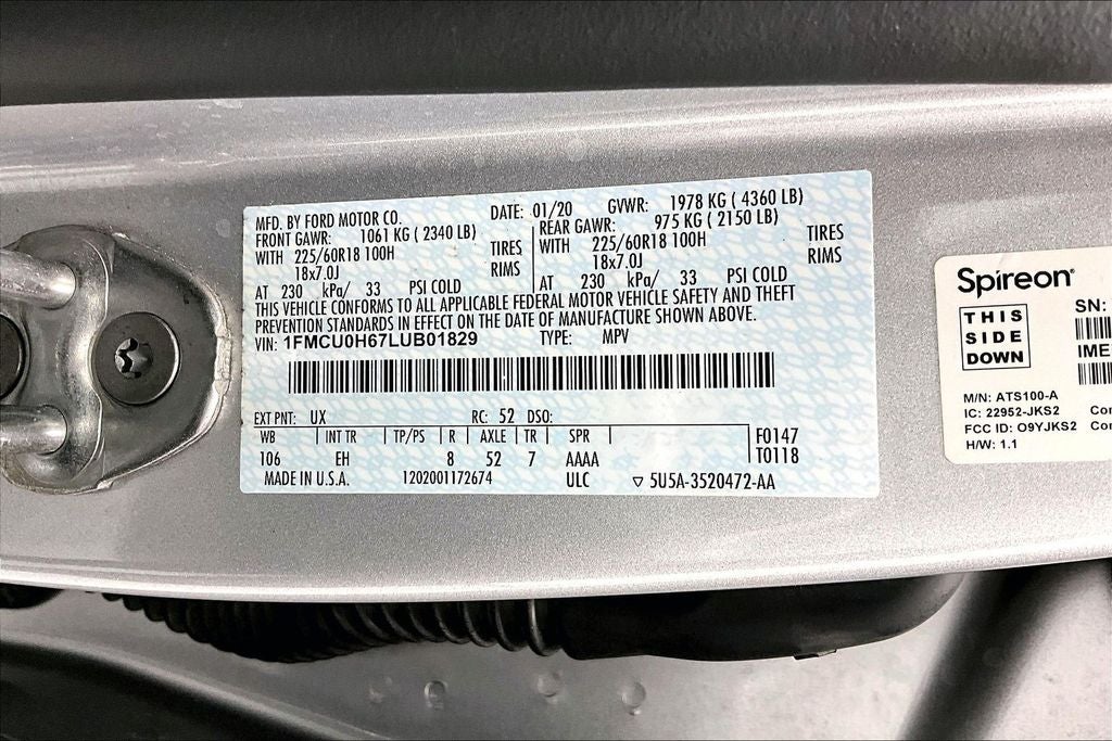 2020 Ford Escape SEL