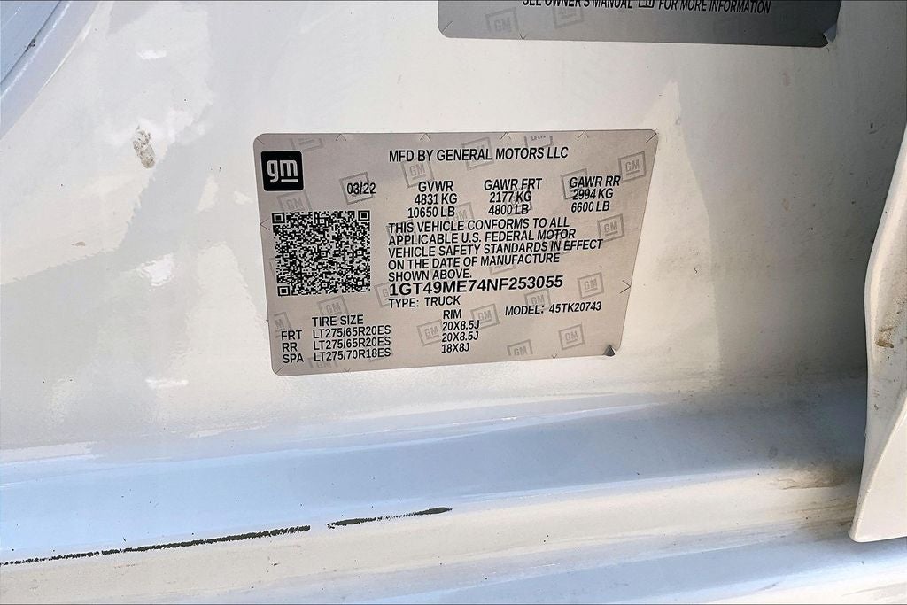 2022 GMC Sierra 2500HD SLE