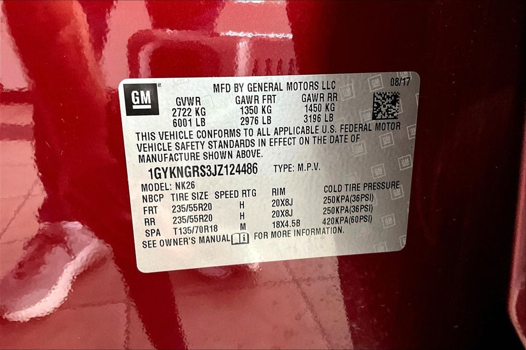 2018 Cadillac XT5 Platinum