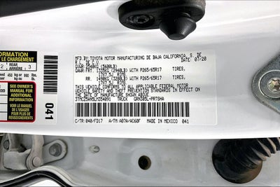 2020 Toyota Tacoma TRD Sport V6