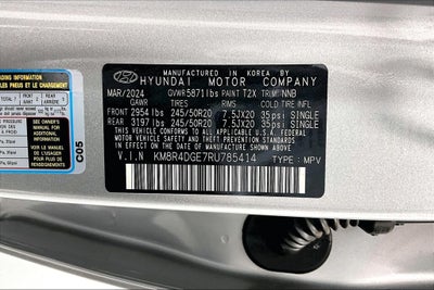 2024 Hyundai Palisade SEL 7 Passenger