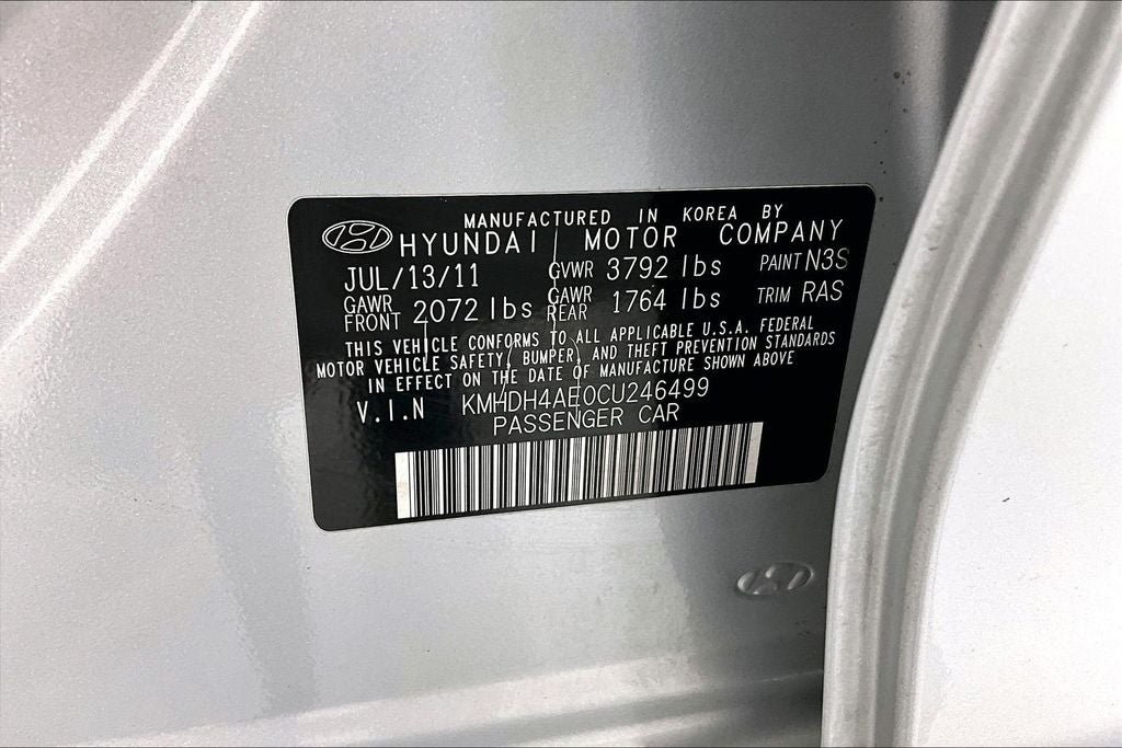 2012 Hyundai Elantra Limited