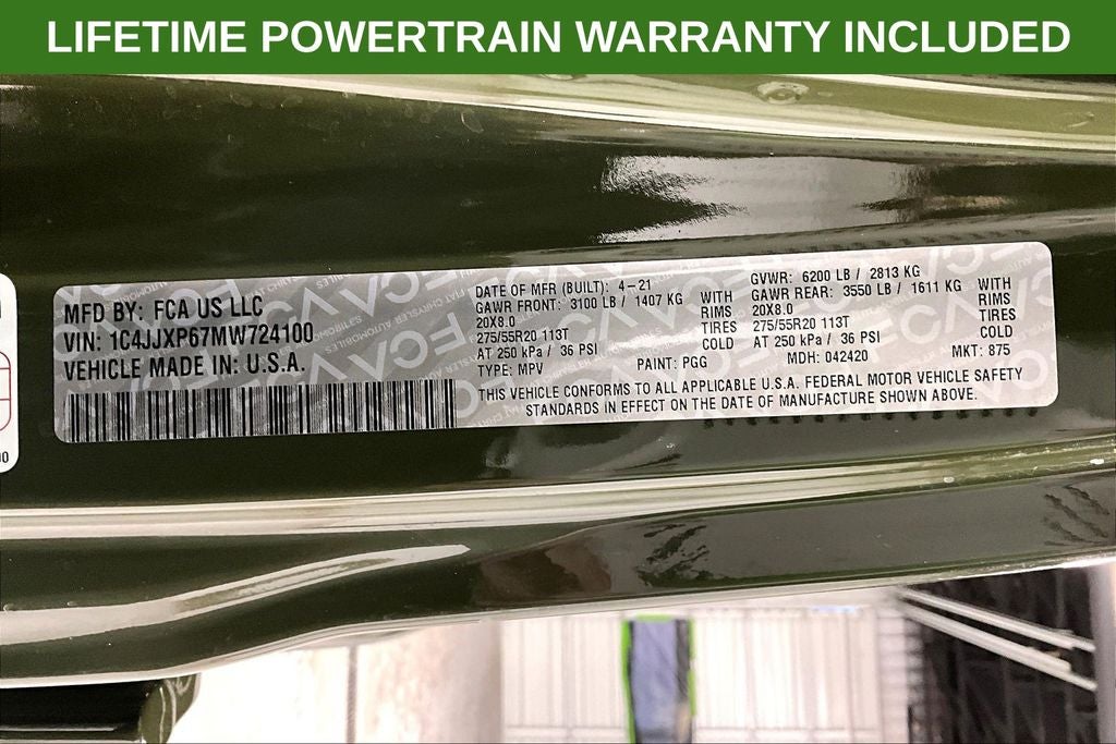 2021 Jeep Wrangler 4xe Unlimited Sahara 4x4