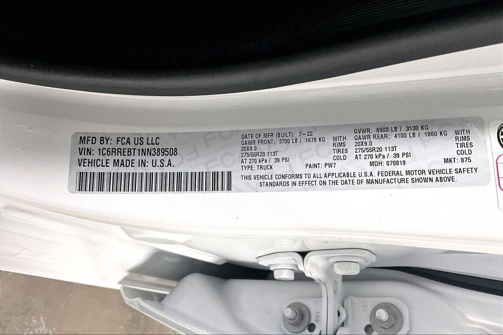 2022 RAM 1500 Lone Star Quad Cab 4x2 6'4' Box