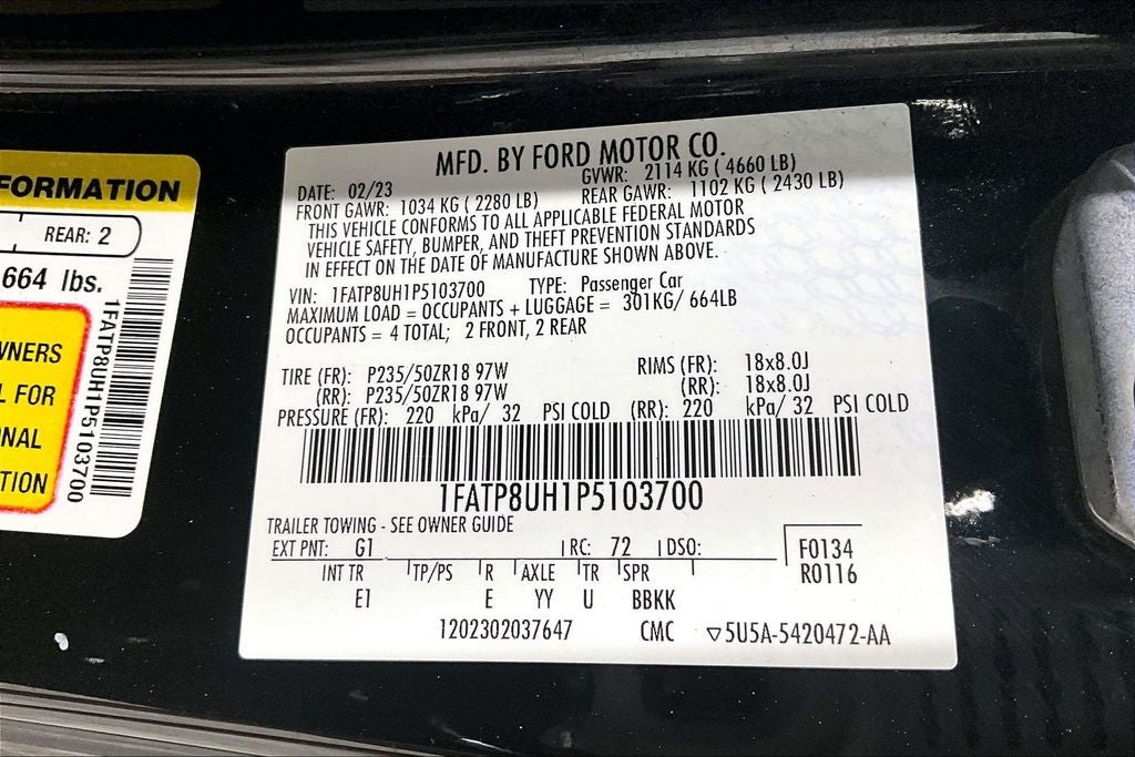 2023 Ford Mustang EcoBoost Premium
