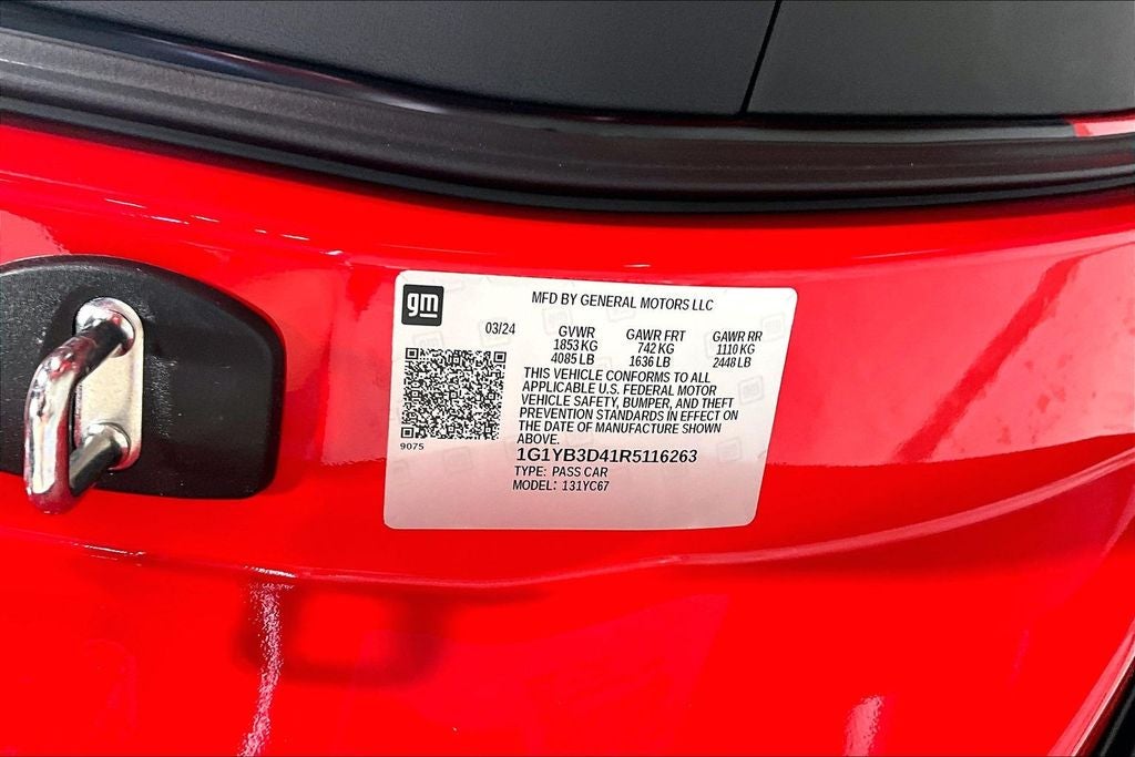 2024 Chevrolet Corvette Stingray RWD Convertible 2LT