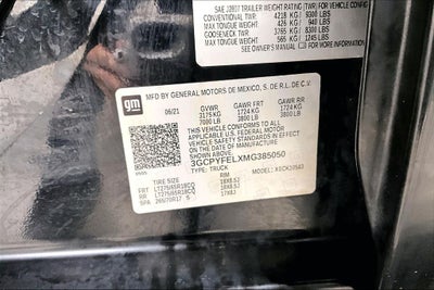 2021 Chevrolet Silverado 1500 4WD Crew Cab Short Bed LT Trail Boss