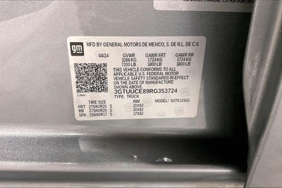 2024 GMC Sierra 1500 4WD Crew Cab Short Box Elevation with 3SB