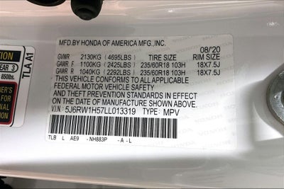 2020 Honda CR-V 2WD EX