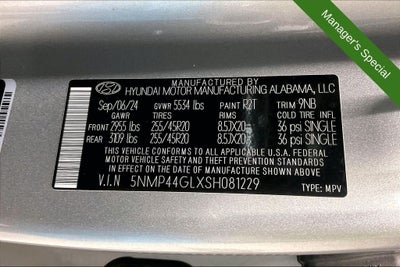 2025 Hyundai Santa Fe Limited
