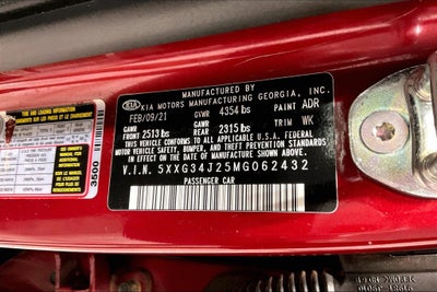 2021 Kia K5 EX