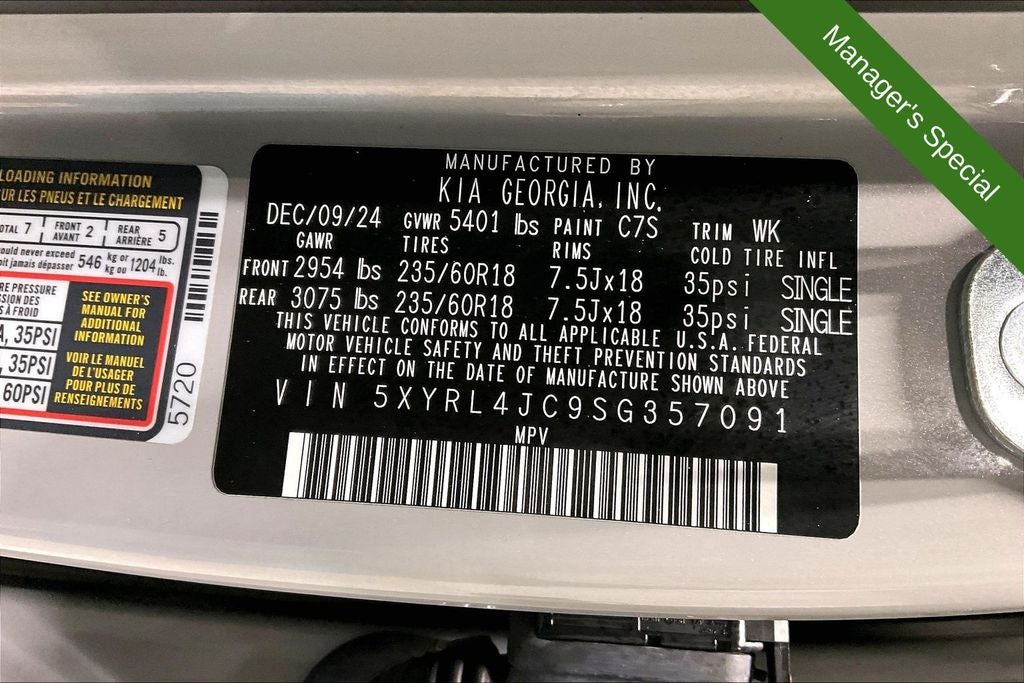 2025 Kia Sorento S