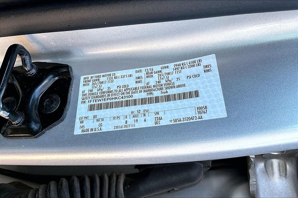 2017 Ford F-150 XL