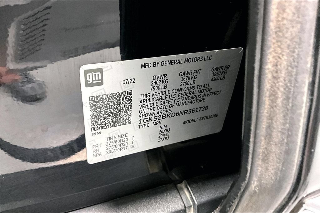 2022 GMC Yukon SLT