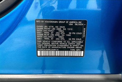 2024 Volkswagen Atlas Cross Sport 2.0T SEL Premium R-Line