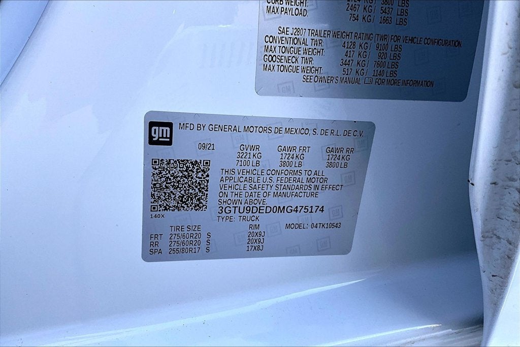 2021 GMC Sierra 1500 SLT