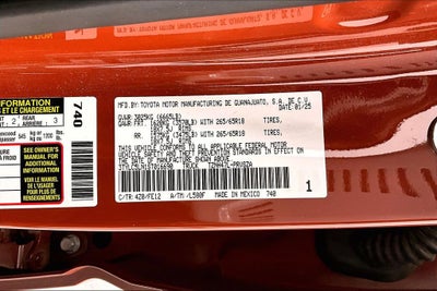 2025 Toyota Tacoma Hybrid TRD Sport 4WD