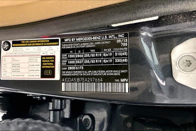 2014 Mercedes-Benz M-Class ML 350