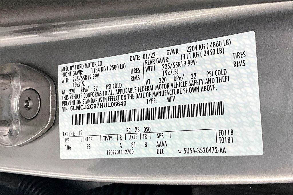 2022 Lincoln Corsair Reserve