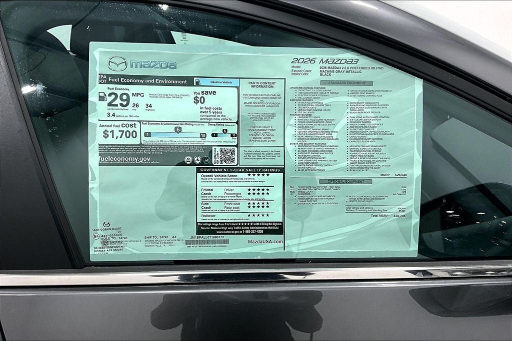 2026 Mazda Mazda3 2.5 S Preferred