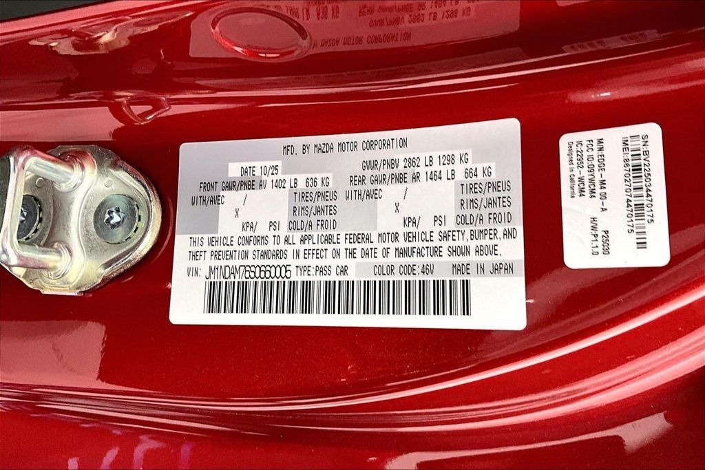 2025 Mazda Mazda MX-5 Miata RF Grand Touring