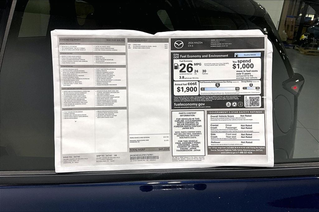 2026 Mazda Mazda CX-5 2.5 S Premium Plus