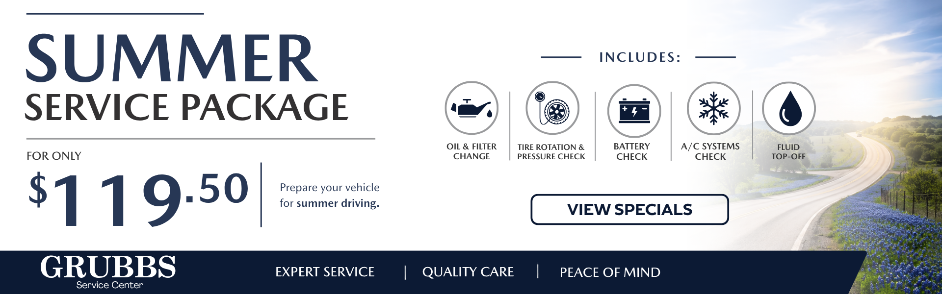 SUMMER SERVICE PACKAGE 